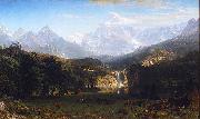 Albert Bierstadt The Rocky Mountains, Lander's Peak USA oil painting artist